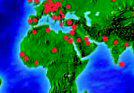 CILAS laser : world map - list of countries by with link to dealers